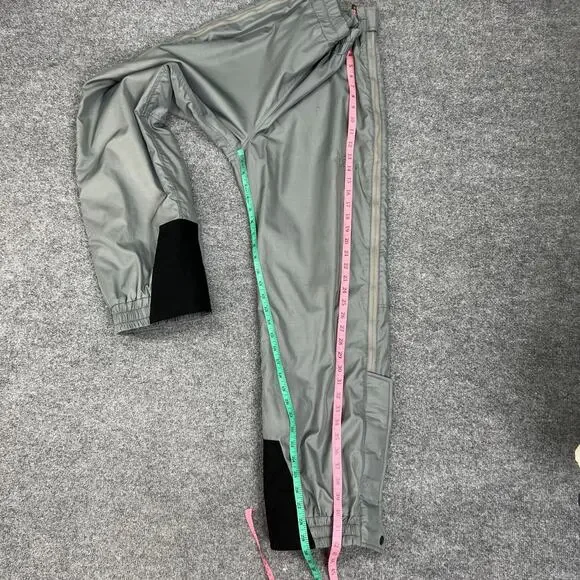 The North Face Rain Pants Mens M Medium Grey Nylon Waterproof Lined Snow *READ - Picture 7 of 15